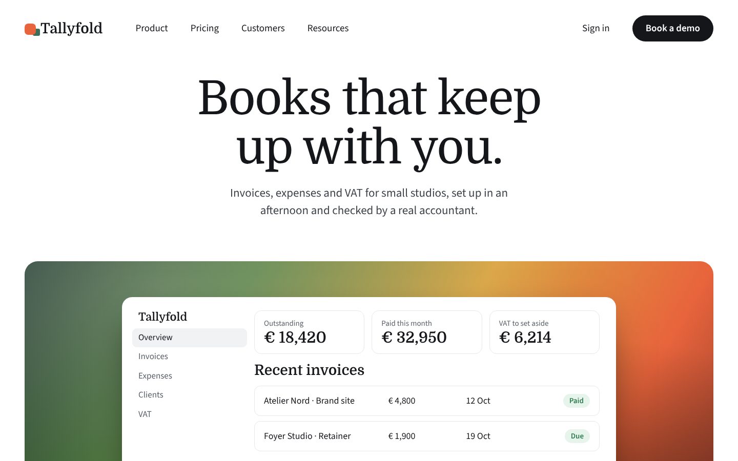 Accounting software, example